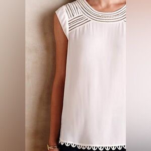 Anthropologie Sleeveless Sanna Blouse
